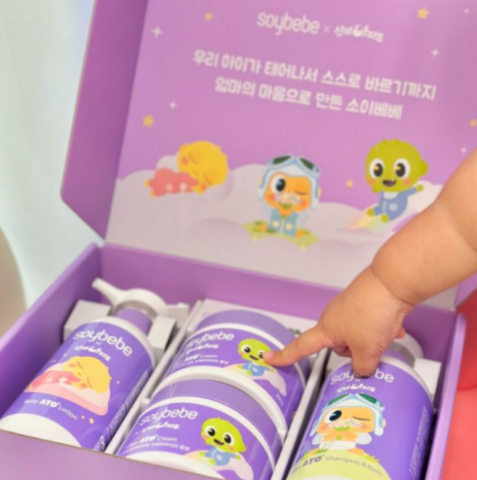 Combo QUÀ TẶNG SOYBEBE Kem dưỡng Ato Ultra Cream & Sữa Tắm Gội & Lotion dưỡng ẩm Thuần Chay Dành Cho Bé Chàm Sữa, VDCĐ,Nhạy Cảm