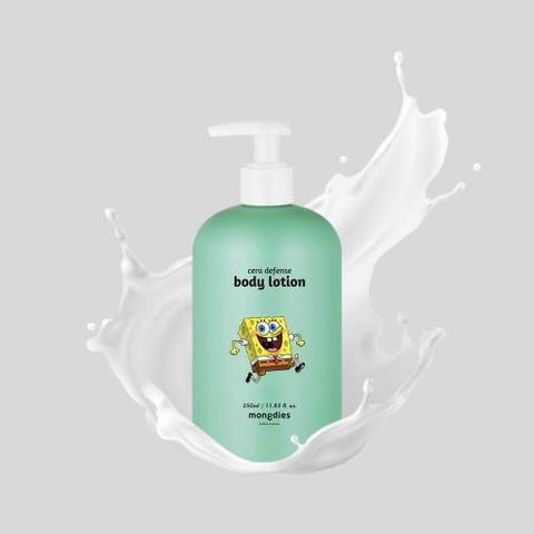 Lotion Dưỡng Thể Mongdies Với 5 Lớp Cera Giúp Da Mềm Mịn Cho Bé 350ml