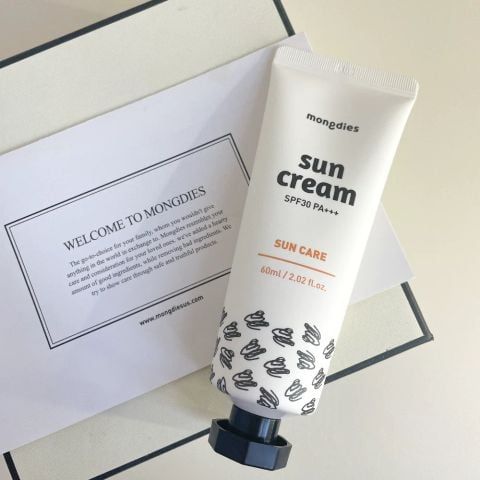 Kem Chống Nắng Vật Lý Mongdies An Toàn Cho Bé SPF 30 PA+++