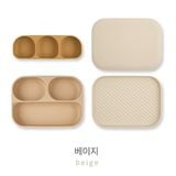 KHAY ĂN DẶM SILICONE ĐẾ HÍT CÓ NẮP DONOMAMAZONE BLW - MADE IN KOREA