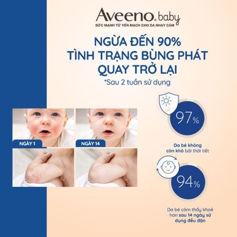 Sữa dưỡng thể hàng ngày AVEENO Baby Daily Moisture Lotion 227g