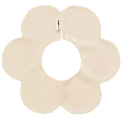 Yếm vải Dotori Cotton 100% hình bông hoa xoay 360 độ Blooming Baby Bib - Made in Korea