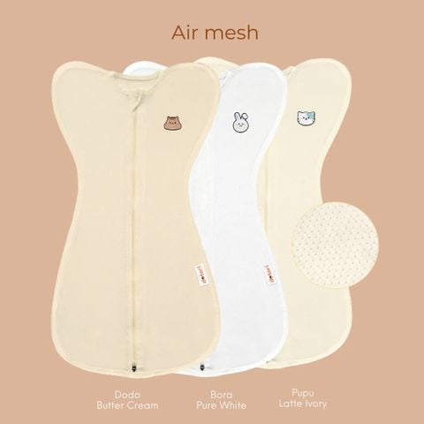 Nhộng chũn DOTORI Vải Tre Bamboo và Vải Mesh lưới Chính Hãng Hàn Quốc