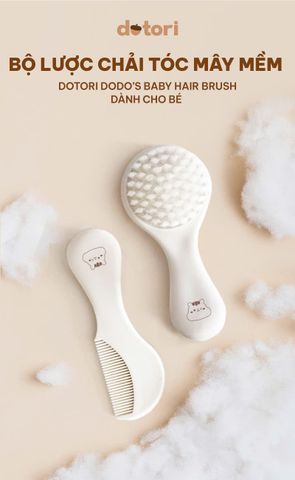 [COMBO] Soybebe Sữa Tắm Gội Thuần Chay 2in1 & Set 2 Lược chải tóc, gội đầu & massage đầu Dotori cho bé sơ sinh