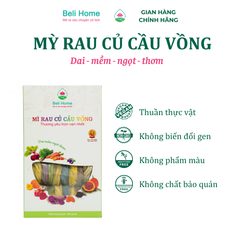 Mỳ cầu vồng rau củ Beli Home 250 gram