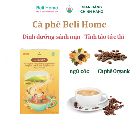 Cà phê ngũ cốc Beli Home 180 gram (HỘP)