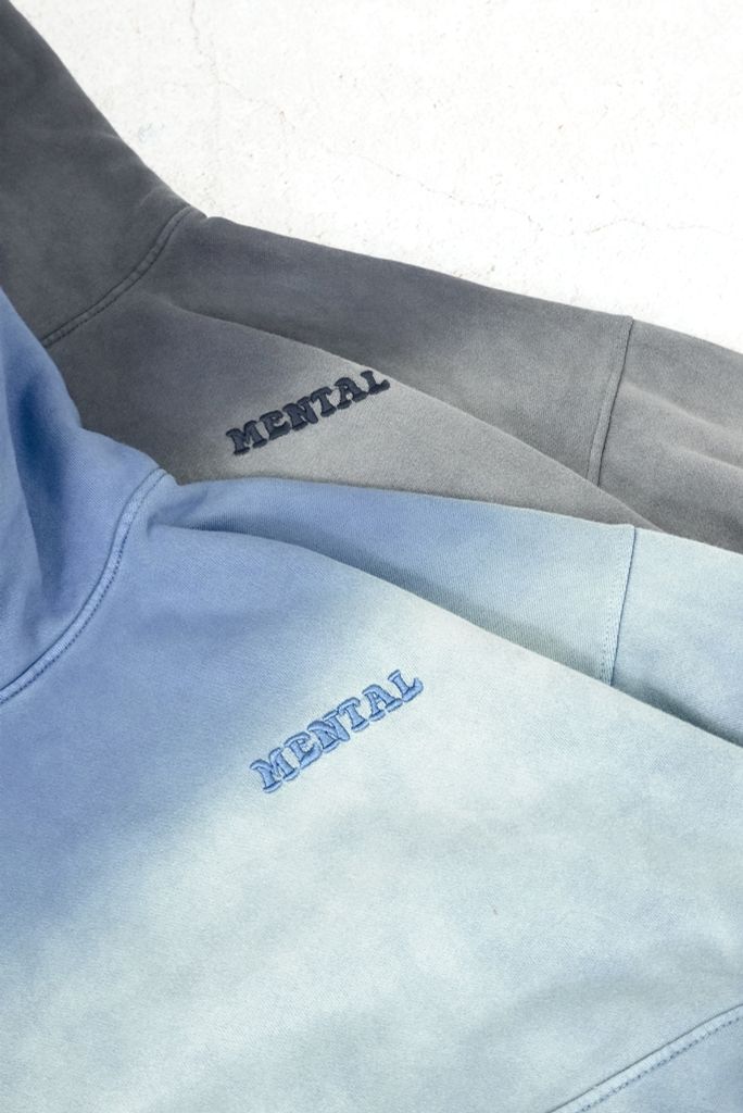 MENTAL EMBROIDERY WASH BOXY HOODIE