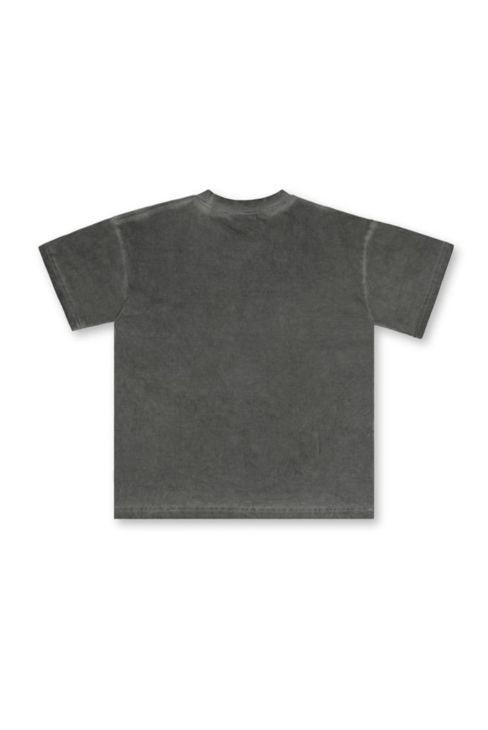 MENTAL DESTROYED WASHED GREY T-SHIRT