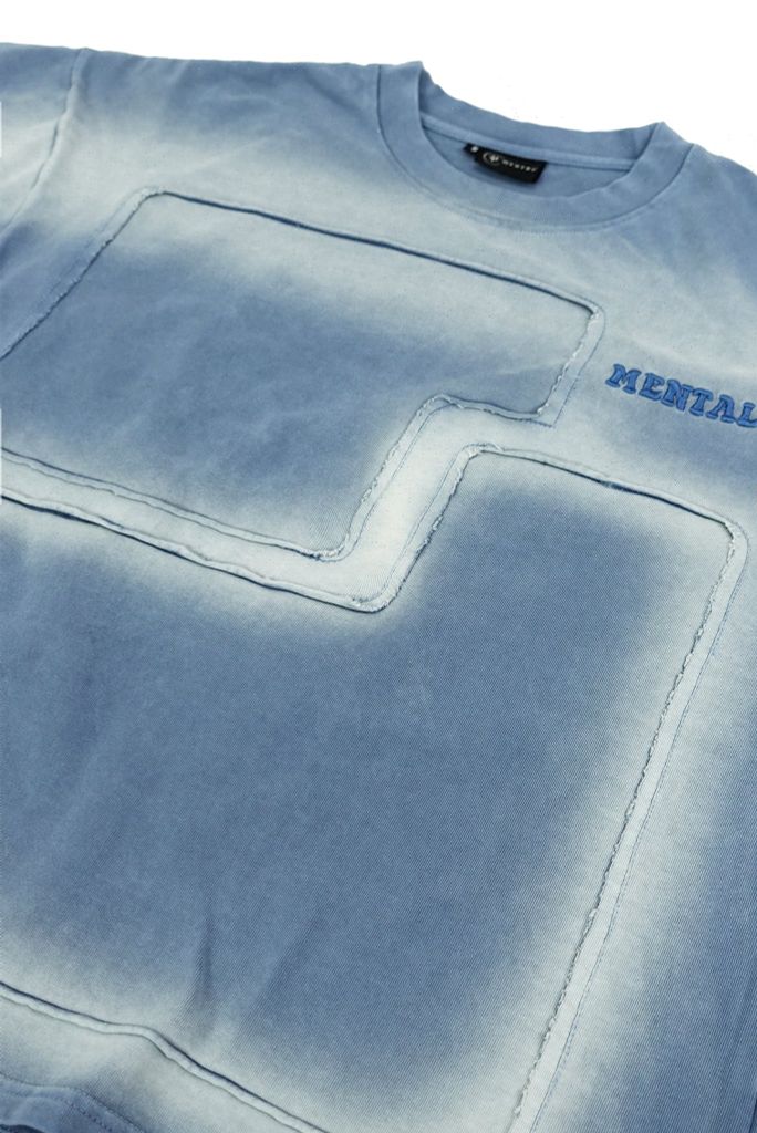 MENTAL HIDDEN PATCH WASH BOXY T - SHIRT
