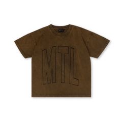 MENTAL ATELIER MTL BLEACHED BOXY T-SHIRT
