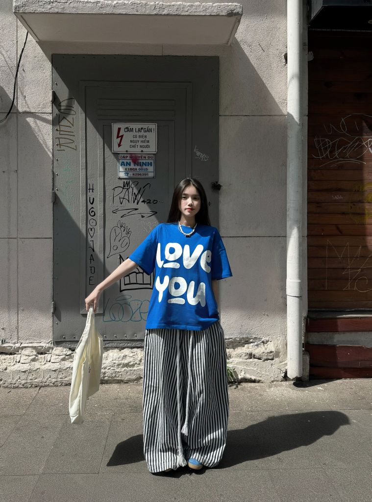 MENTAL LOVE YOU BOXY T-SHIRT