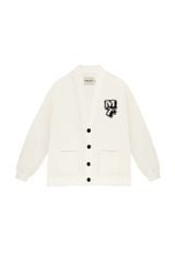 MENTAL MT CHENILLE PATCHES CARDIGAN