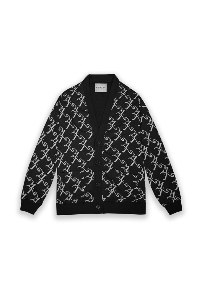 MENTAL MT MONOGRAM CARDIGAN