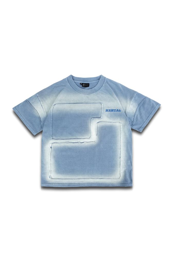 MENTAL HIDDEN PATCH WASH BOXY T - SHIRT