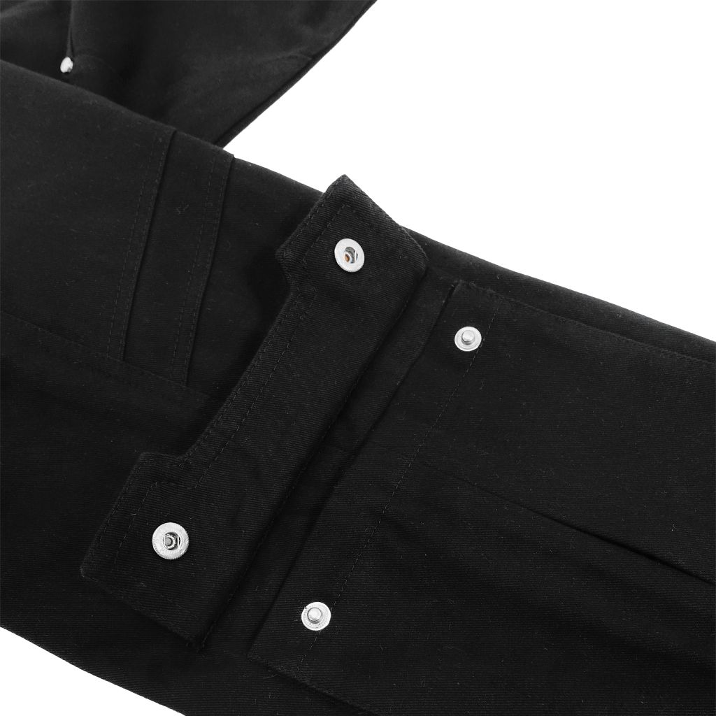 MENTAL FLARED ZIPPER CARGO PANTS