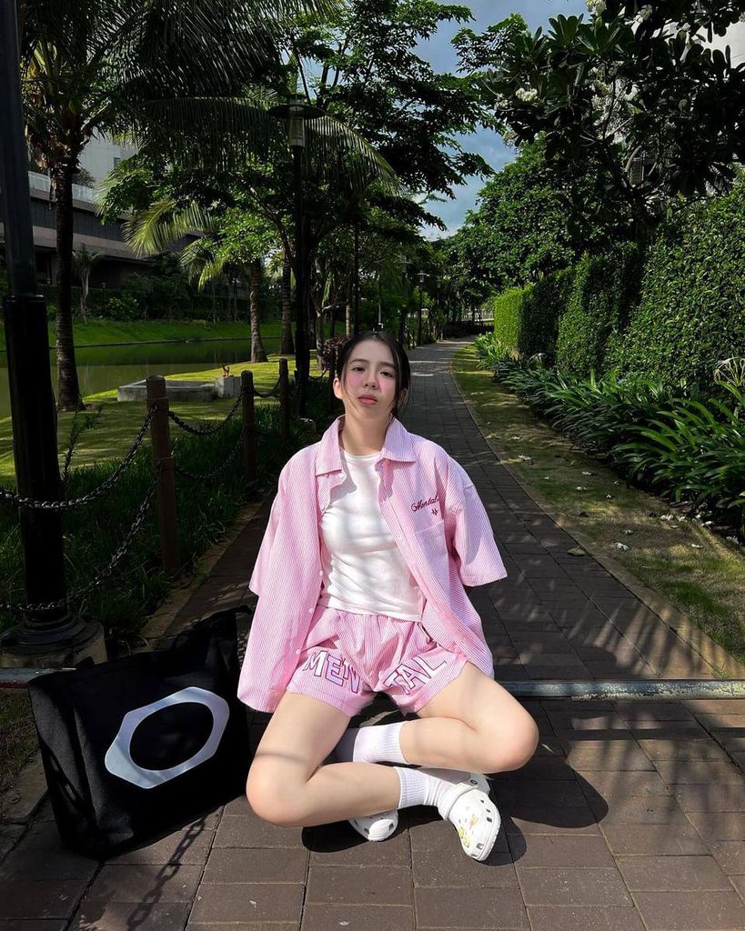 MENTAL VACATION PINSTRIPE SHIRT