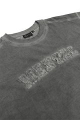 MENTAL DESTROYED WASHED GREY T-SHIRT