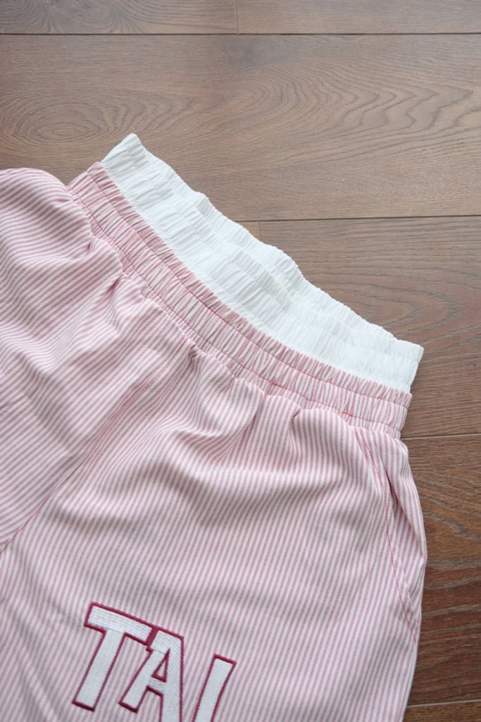 MENTAL VACATION PINSTRIPE SHORTS