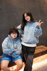 MENTAL EMBROIDERY WASH BOXY HOODIE