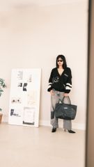 MENTAL STRIPES KNIT CARDIGAN