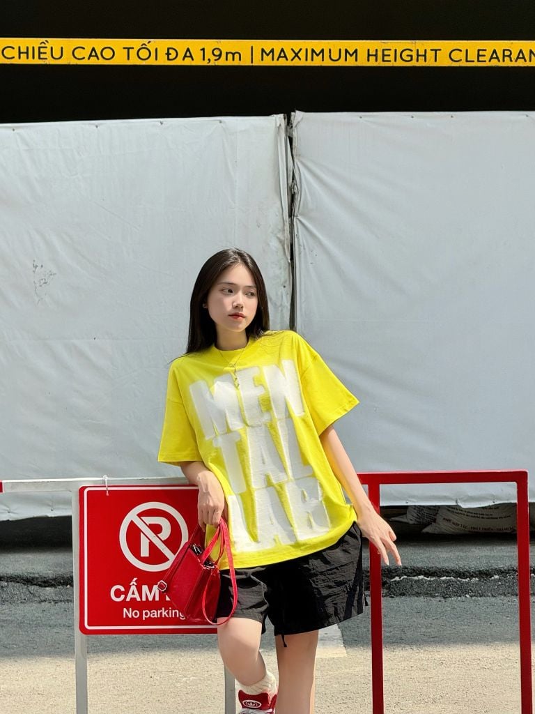 MENTAL BIG LOGO BOXY T - SHIRT