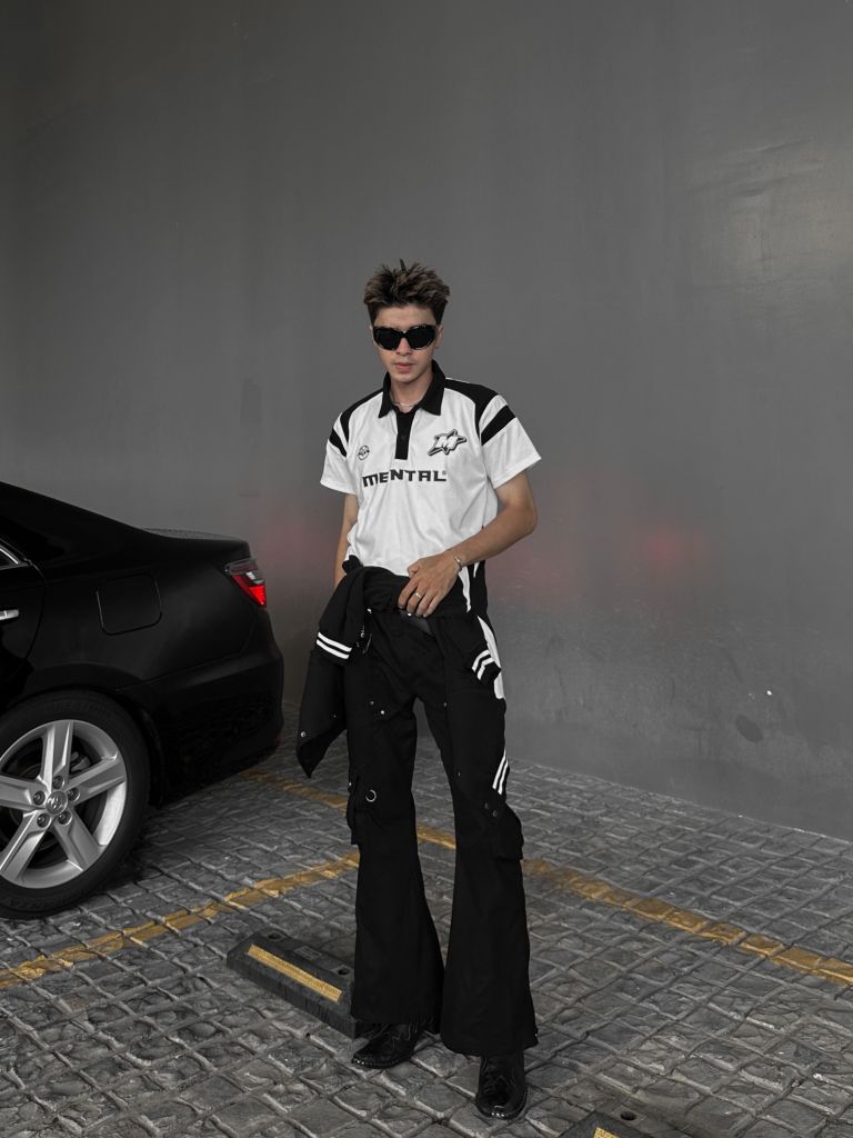 MENTAL COMBINE FOOTBALL POLO SHIRT BOXY