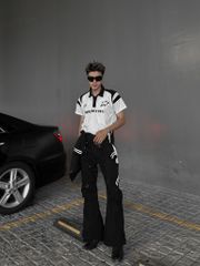 MENTAL COMBINE FOOTBALL POLO SHIRT BOXY