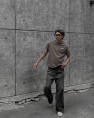 MENTAL EVERYDAY BOXY T-SHIRT /POWDER/