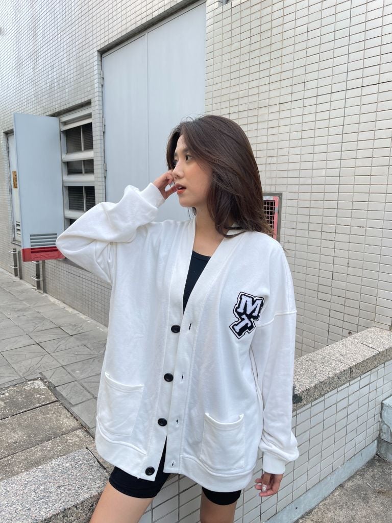 MENTAL MT CHENILLE PATCHES CARDIGAN