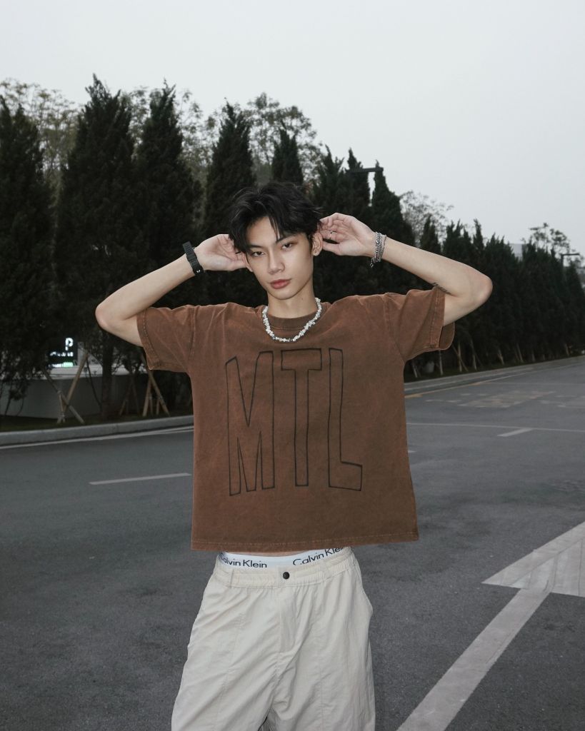 MENTAL ATELIER MTL BLEACHED BOXY T-SHIRT