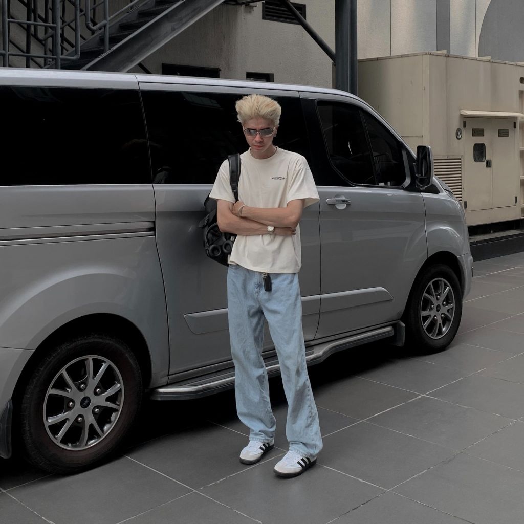 MENTAL EVERYDAY BOXY T-SHIRT /POWDER/