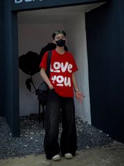 MENTAL LOVE YOU BOXY T-SHIRT