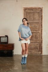 MENTAL EMBROIDERY WASH BOXY T - SHIRT