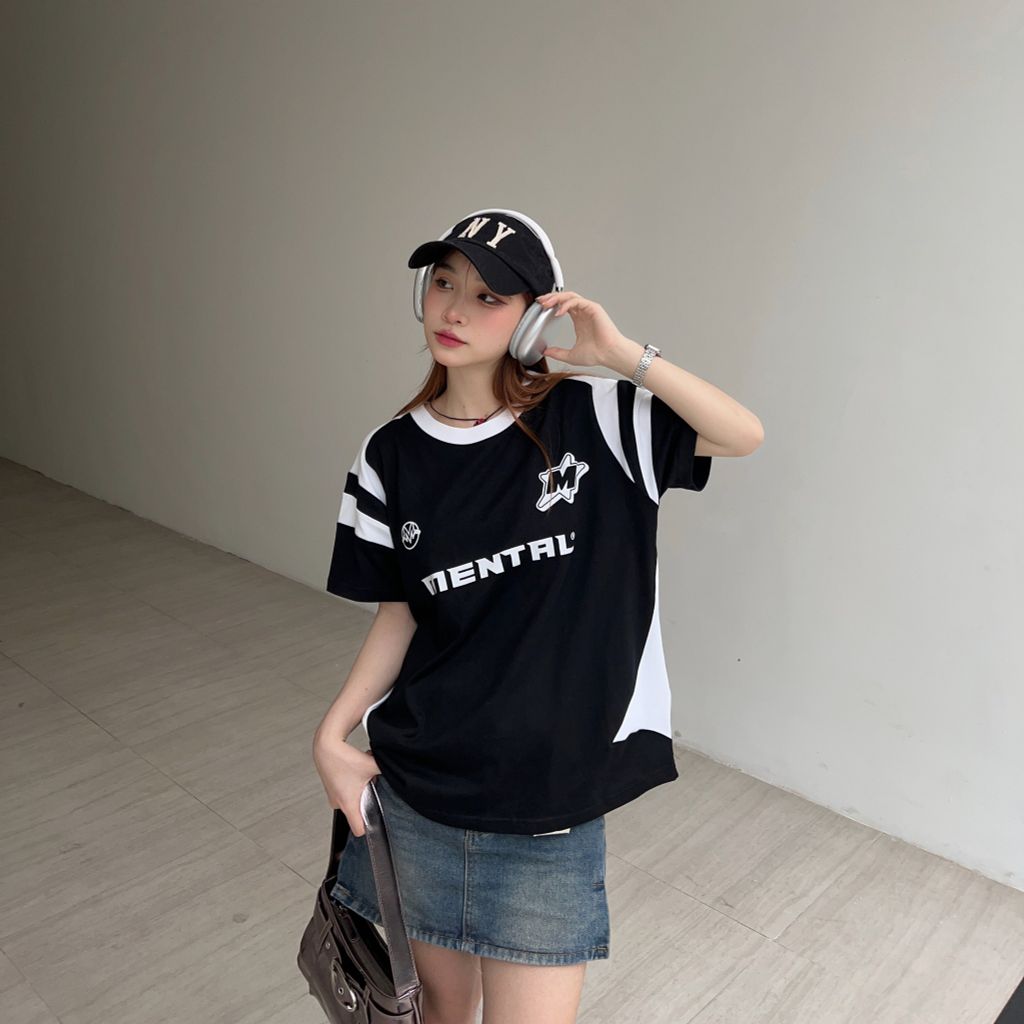 MENTAL COMBINE FOOTBALL BOXY T-SHIRT