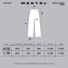 MENTAL REFINED PANTS