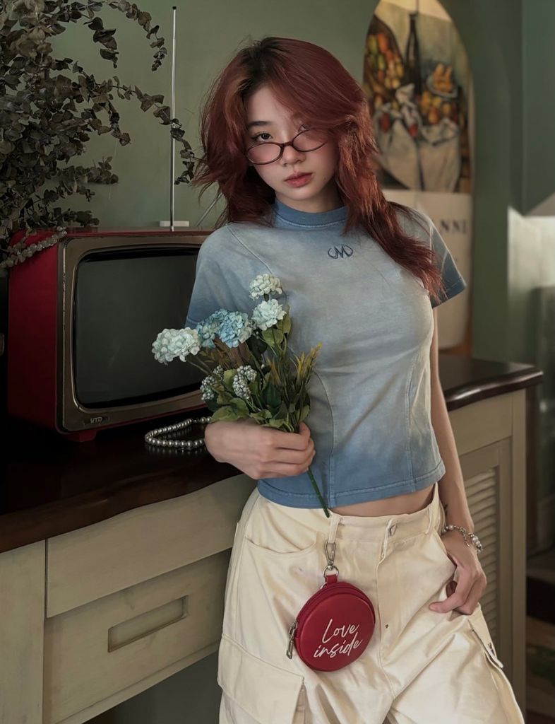 MENTAL EMBROIDERY WASH BABY T - SHIRT