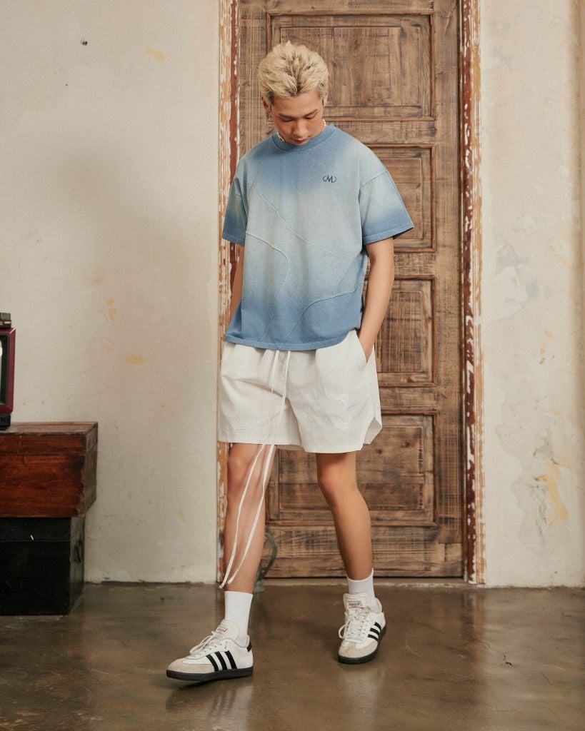 MENTAL EMBROIDERY WASH BOXY T - SHIRT