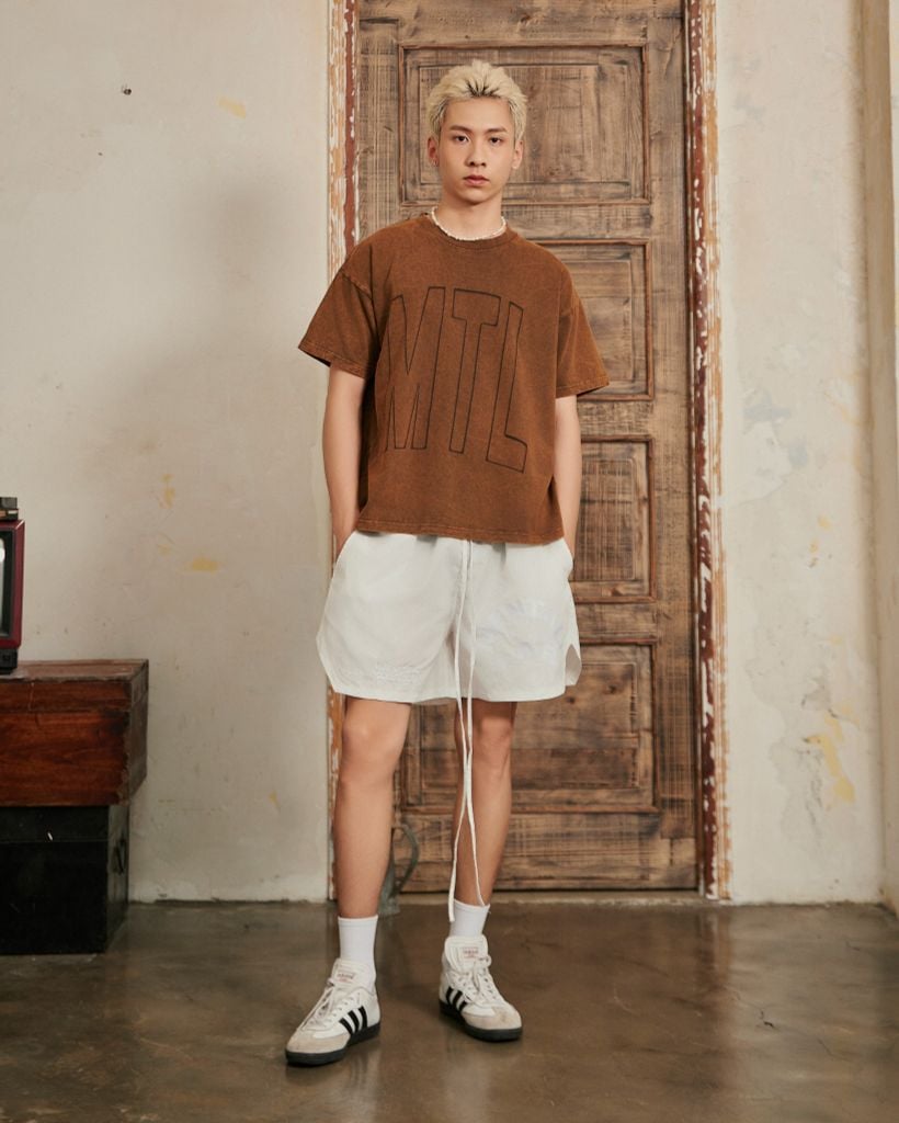 MENTAL ATELIER MTL BLEACHED BOXY T-SHIRT