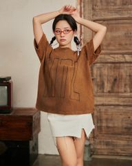 MENTAL ATELIER MTL BLEACHED BOXY T-SHIRT