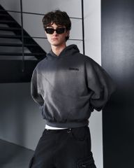 MENTAL EMBROIDERY WASH BOXY HOODIE