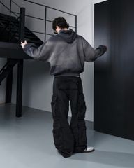 MENTAL EMBROIDERY WASH BOXY HOODIE