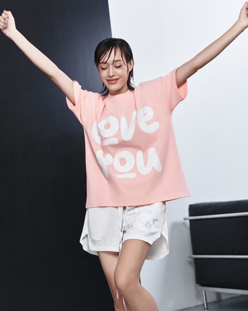 MENTAL LOVE YOU BOXY T-SHIRT