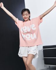 MENTAL LOVE YOU BOXY T-SHIRT