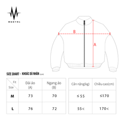 MENTAL ZIPPER INITIAL JACKET