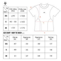 MENTAL EMBROIDERY WASH BABY T - SHIRT