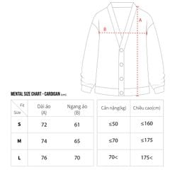MENTAL MT CHENILLE PATCHES CARDIGAN
