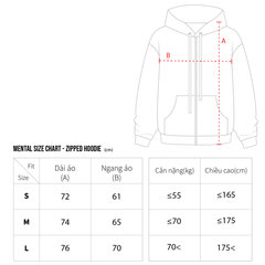 MENTAL PRINTED HOODIE ZIP