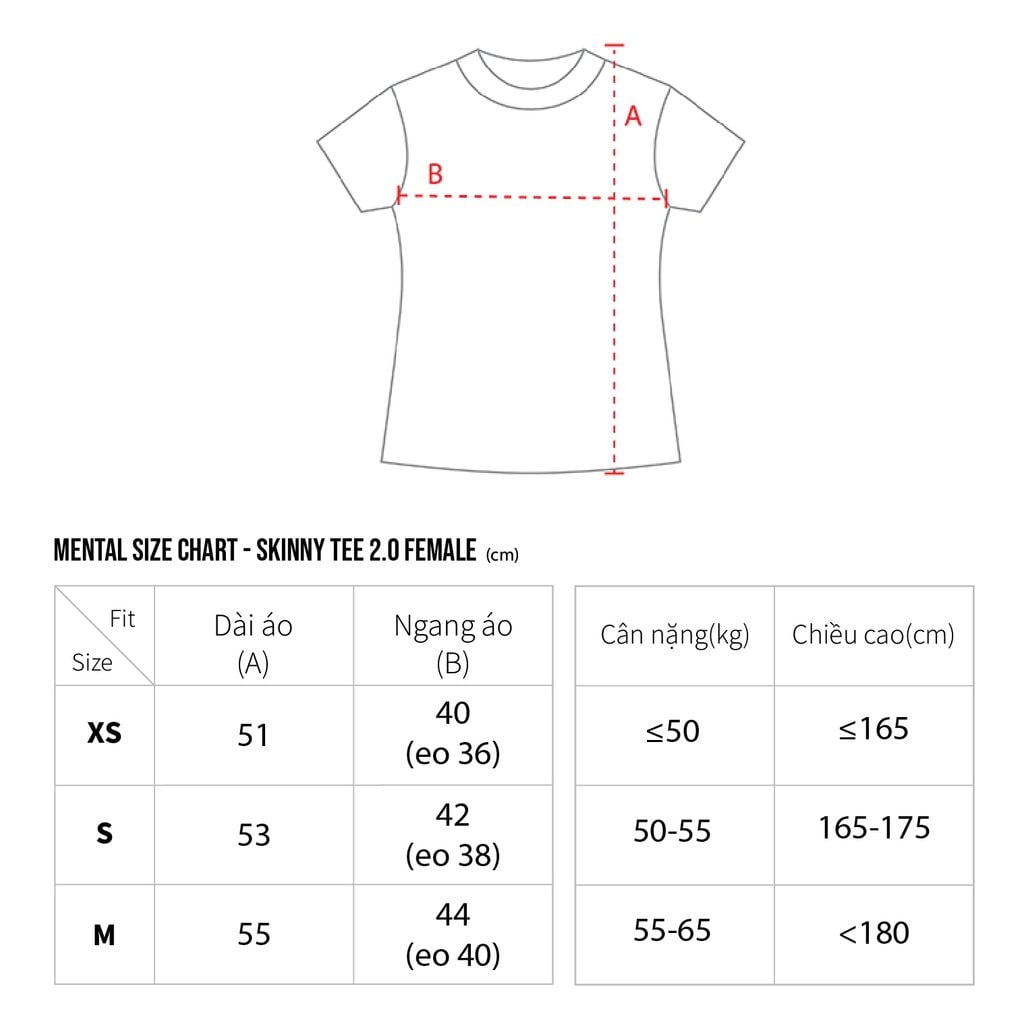 MENTAL MOTIF DECAL WOMEN'S T-SHIRT