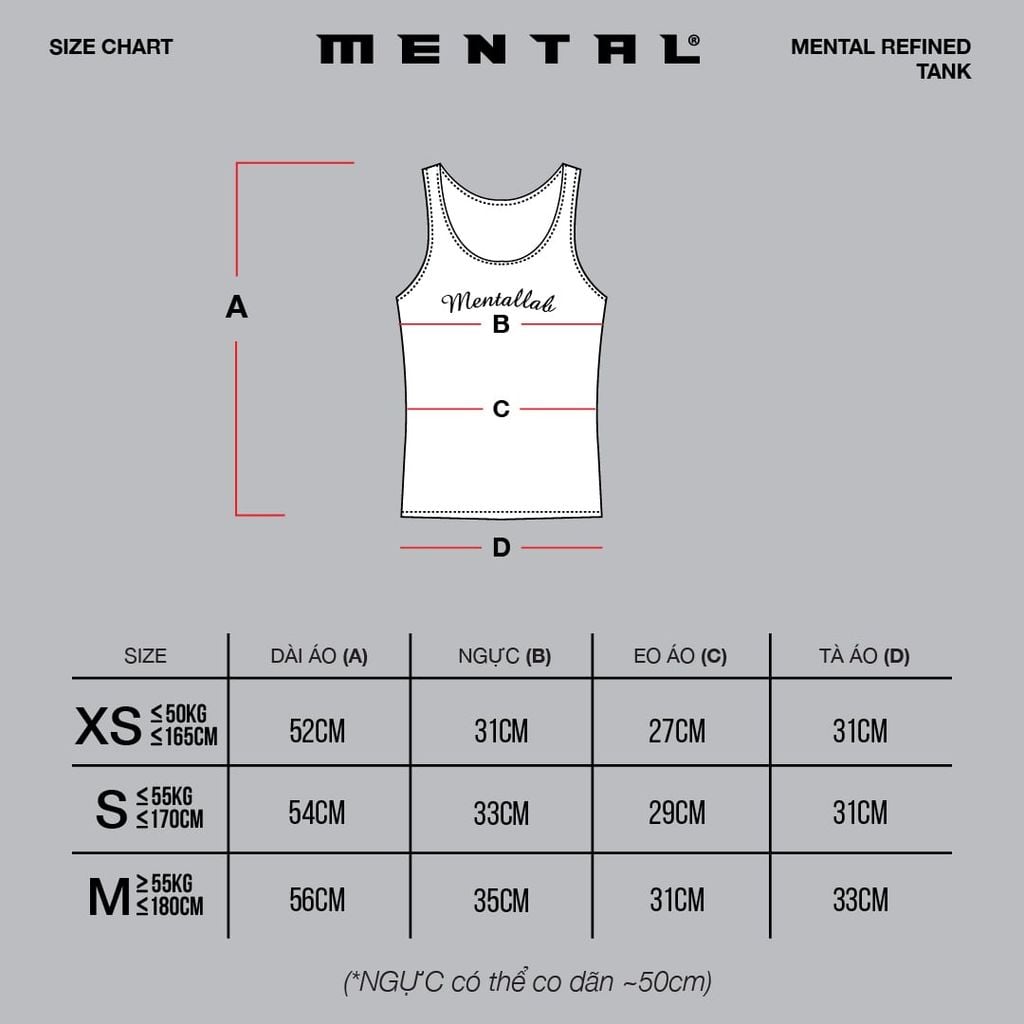 MENTAL REFINED TANK TOP