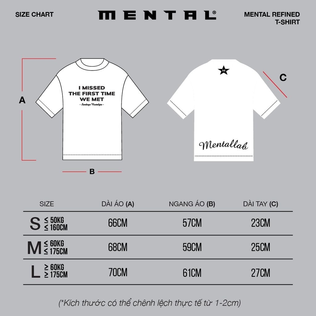 MENTAL REFINED LOGO T-SHIRT